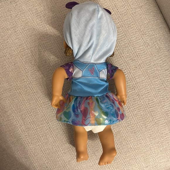 *NEW* Baby Alive Tinycorns Panda Unicorn Baby Doll With Bottle Diaper - Picture 3 of 7